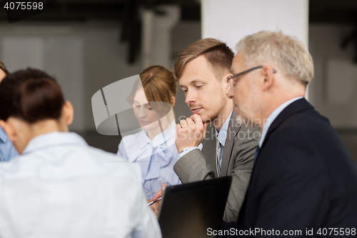 Image of business people meeting in office