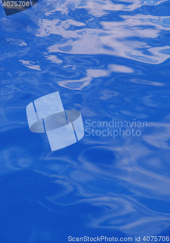 Image of Abstract blue water sea for background 