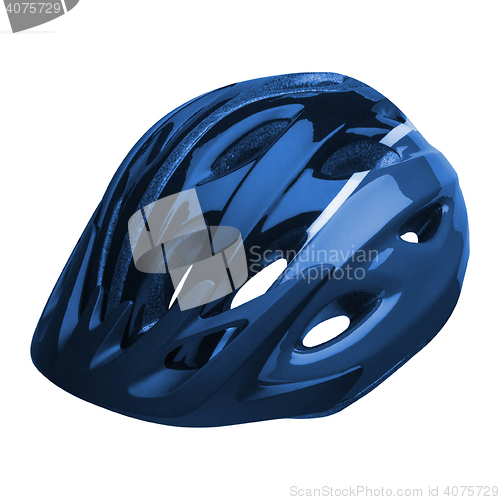 Image of helmet for byciclist isolated