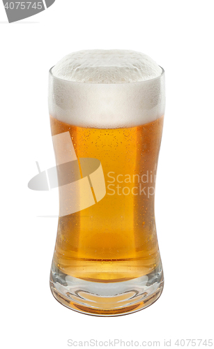 Image of Glass of beer isolated