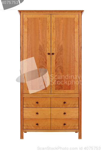 Image of wardrobe isolated