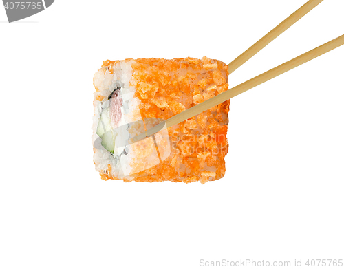 Image of sushi on white backround