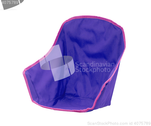 Image of Blue folding camp chair