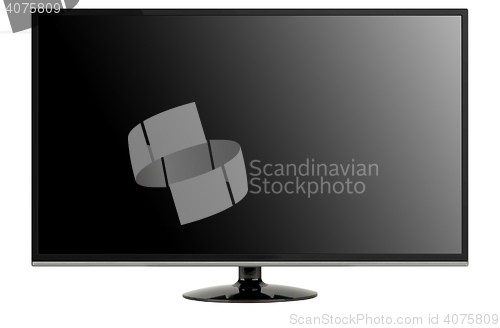 Image of Computer monitor isolated