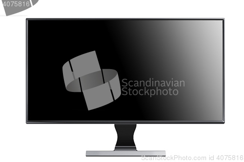 Image of monitor isolated on white