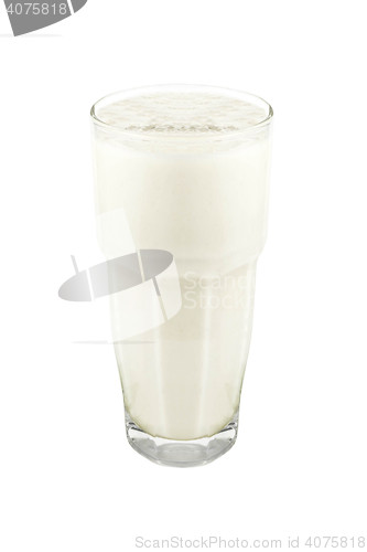 Image of milkshake isolated on white