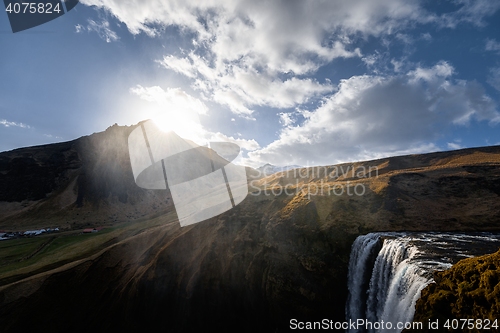 Image of Waterfall in Iceland