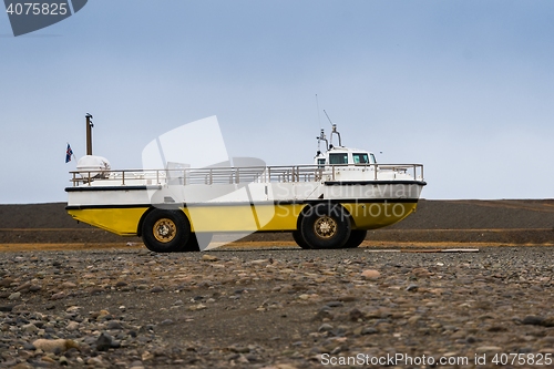 Image of Amphibian vehicle closeup