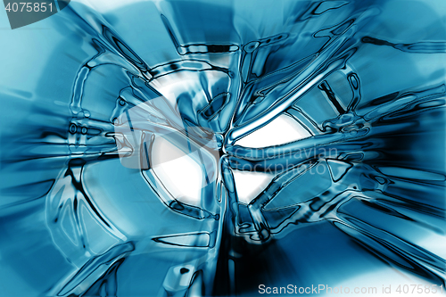 Image of abstract blue ice texture