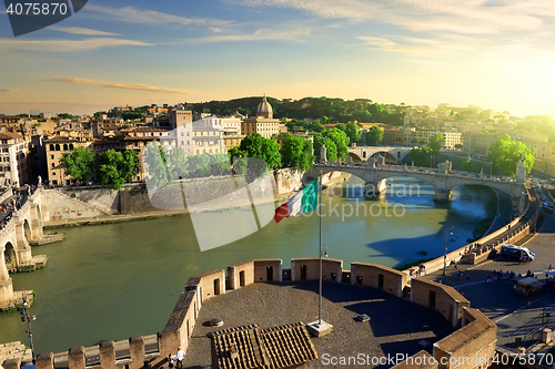 Image of View on Tiber