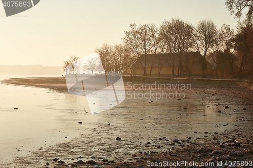 Image of Winter walkwy with frost