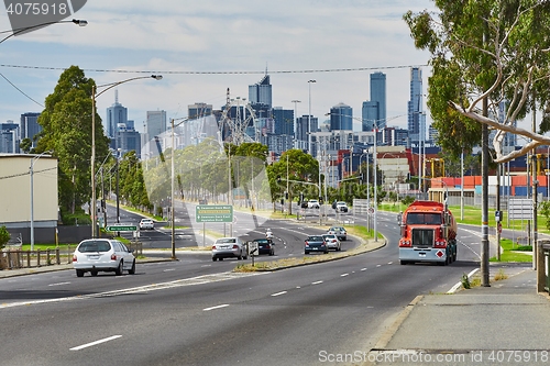 Image of Main road in Melbourne