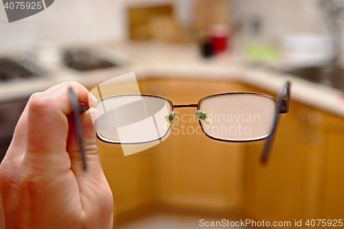 Image of Glasses fogged coming in from the cold