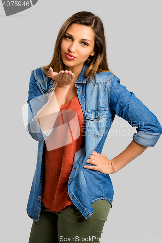 Image of Sending a Kiss