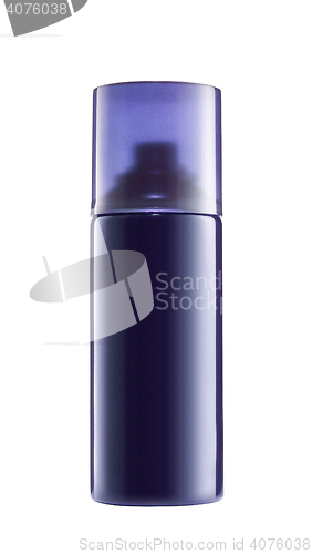 Image of blue spray can