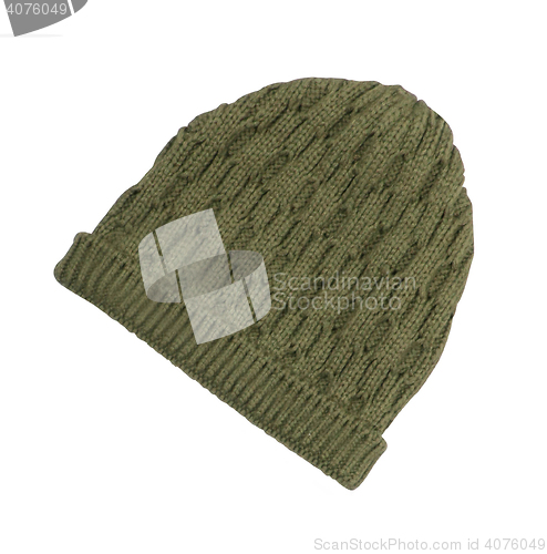 Image of knitted hat isolated