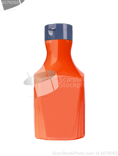 Image of Bottle of Ketchup isolated