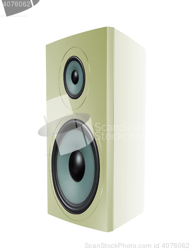 Image of Audio speaker on white