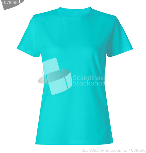 Image of blue shirt template