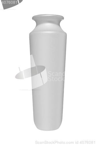 Image of White vase isolated
