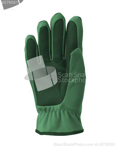 Image of Green winter glove