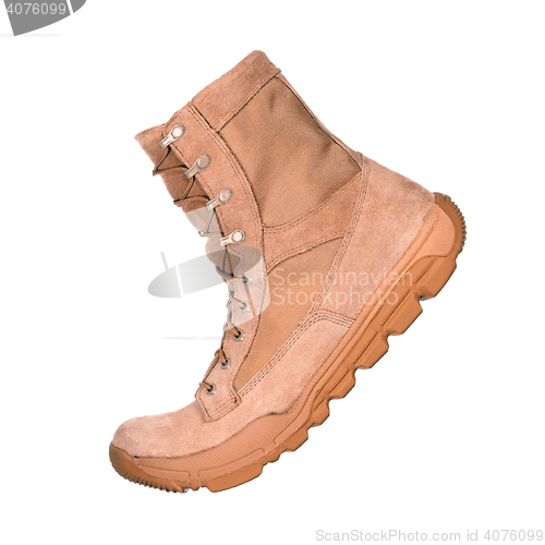 Image of Army boot isolatde