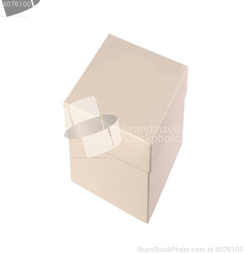 Image of Cardboard Box isolated on a White