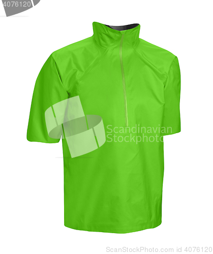 Image of Green jacket isolated