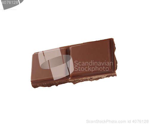Image of pieces of Chocolate isolated