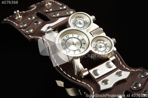 Image of unusual watches. several alternatives dials