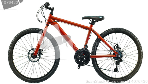 Image of New bicycle isolated
