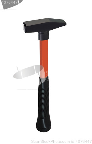 Image of hammer on white background