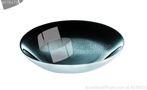 Image of Black plate isolated