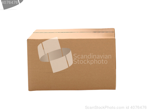 Image of simple brown carton box