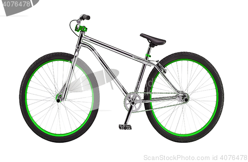 Image of bike isolated on white