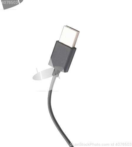 Image of Usb connector isolated on white