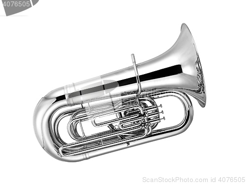 Image of silver tuba