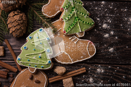 Image of New year homemade gingerbread