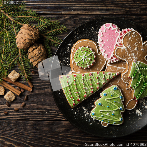 Image of New year homemade gingerbread