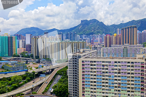 Image of hong kong public estate buildings