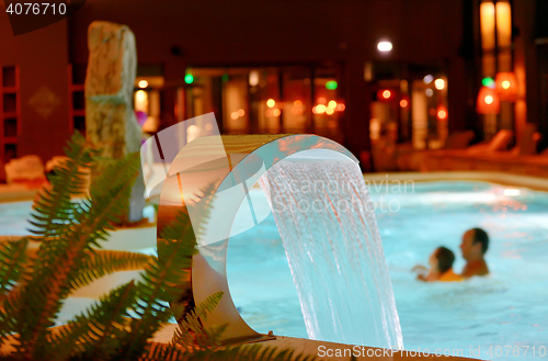 Image of Relaxation pool in spa 