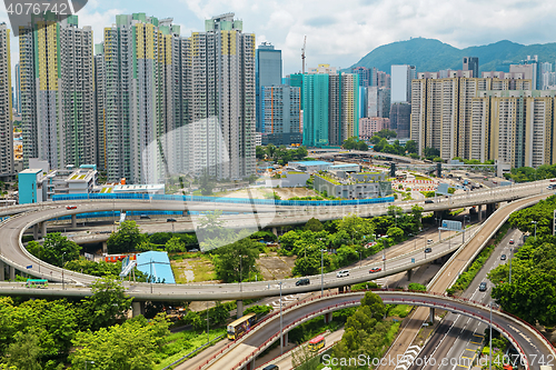 Image of hong kong public estate buildings