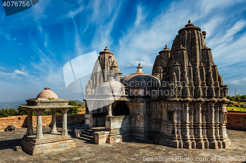 Image of Yagya Mandir Hindu temple in Kumbhalgarh fort. India