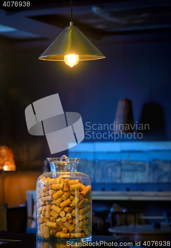 Image of various old wine bottle corks 