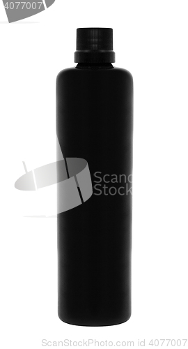 Image of Black shampoo bottle