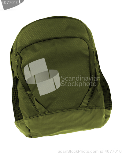 Image of Military rucksack isolated on white