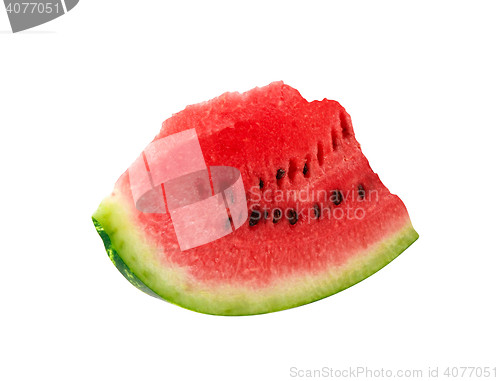 Image of watermelon slice isolated