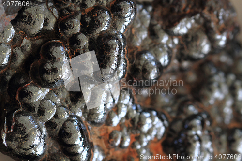 Image of hematite mineral background