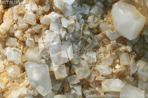 Image of detail of small calcite mineral