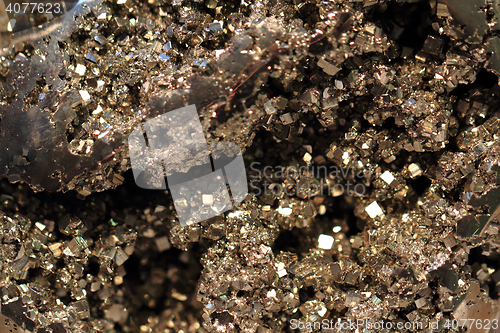 Image of pyrite mineral background